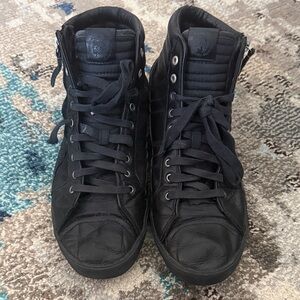 Men's Diesel Black High-Top Sneakers